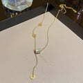 Round Charm Necklace & Bracelet in Gold and Silver
